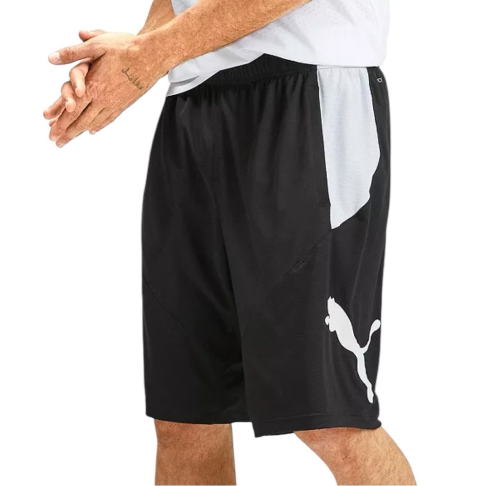 NWT Puma Men's 10" Moisture Wicking Training Cat Shorts M